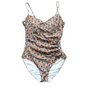 QUAYSIDE New Zealand NEW Ditsy Floral Ruched Swimsuit Size 18